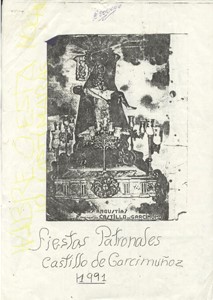 Fiestas patronales en honor a Nuestra Señora de las Angustias 1991 Castillo de Garcimuñoz